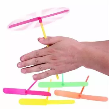 Новинка, пластиковый бамбуковый пропеллер стрекозы, детские уличные игрушки, традиционные классические ностальгические игрушки, летающие стрелы