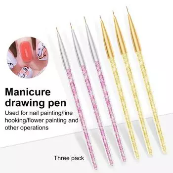 Новинка, подводка для дизайна ногтей, изысканная, нежная, красивая B