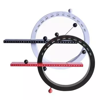 Новинка, ручной календарь, магнитный шариковый настольный календарь для домашнего офиса, декор стола 2