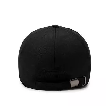 Новинка сезона, мужская бейсболка с защитой от ветра и ушей, для людей среднего и пожилого возраста, теплая и морозостойкая хлопковая кепка для пап и стариков Adjustable серый