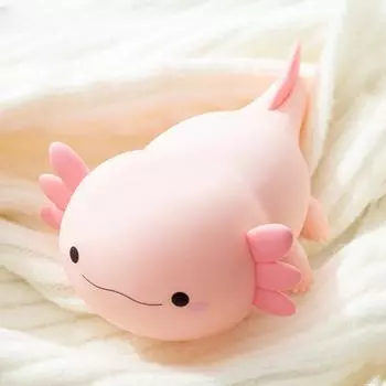 Новинка силиконовый аксолотль ночник перезаряжаемый детская спальная лампа сенсорное управление ночники для декора детской комнаты