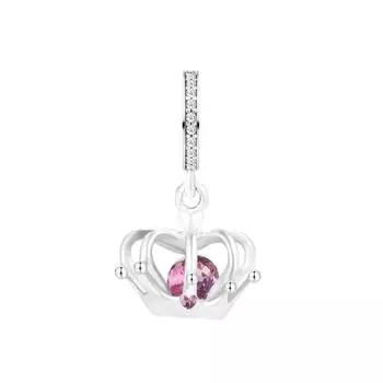 Новинка весны 925, стерлингового серебра 925 пробы, королевская корона, подвесные бусины, подходит для европейского браслета, серебро, для женщин, изготовление ювелирных изделий своими руками