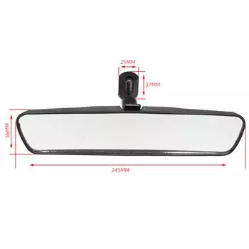 Новое 10-дюймовое черное зеркало заднего вида для салона автомобиля для транспортного средства, грузовика, лодки, универсальное
