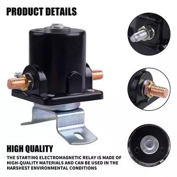 Новое электрическое реле соленоида для замены на 12 Вольт Ford 2N 8N 9N Реле соленоида стартера трактора Сильное магнитное поле