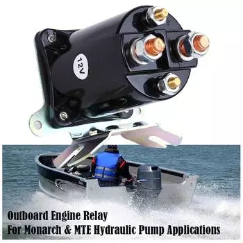 Новое электромагнитное реле стартера 12 В, 4 клеммы, 200AMP SBJ6255 чёрный