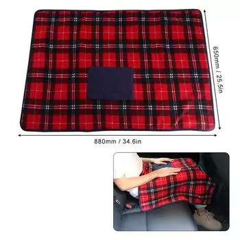 Новое электроодеяло с подогревом из флиса, моющееся, полиэстер, теплое