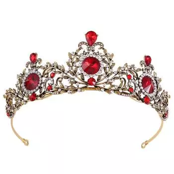 Новое Барокко Ретро Лист Корона Свадебная Повязка на Голову Аксессуары Для Волос Свадебный Головной Убор Корона