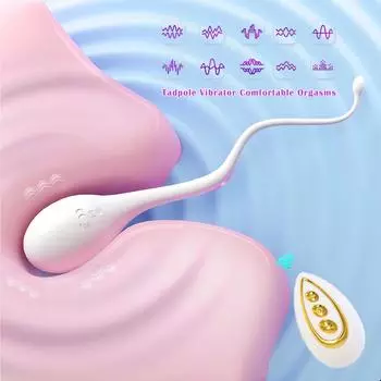 Новое беспроводное приложение Tadpole/пульт дистанционного управления, вибрирующее яйцо, женская секс-игрушка, мастурбатор, портативная анальная пробка