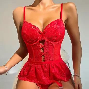 Новое боди-скульптурное кружевное боди с открытой спиной в перспективе сексуальное нижнее белье комбинезон S