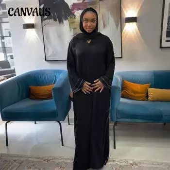 Новое черное платье для женщин больших размеров one size чёрный