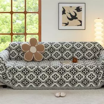 Новое четырехсезонное универсальное шенилловое покрывало для дивана полностью покрыто чехлом для дивана и пледом, защищающими от царапин кошек и пыли. 180*130