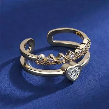 Новое цветочное индивидуальное кольцо для женщин с бриллиантами S925 серебряное позолоченное стильное простое кольцо для влюбленных подарок на годовщину фестиваля