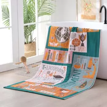 Новое домашнее быстросохнущее полотенце 80X160 см из чистого хлопка, марлевое банное полотенце, впитывающее, мягкое, унисекс, одеяло для обеденного перерыва, банное полотенце 80X160cm