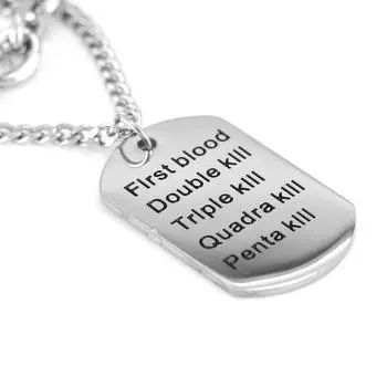 Новое двухслойное колье Fangpai с английскими буквами