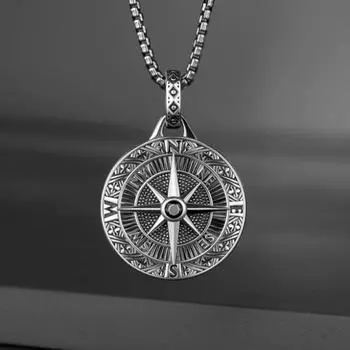 Новое европейское и американское персонализированное модное ожерелье, мужской и женский кулон, титановая сталь с золотым покрытием, круглые бусины, ювелирные изделия из нержавеющей стали