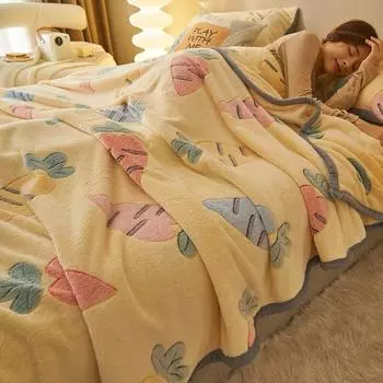 Новое флисовое многофункциональное шерстяное одеяло 120x200cm