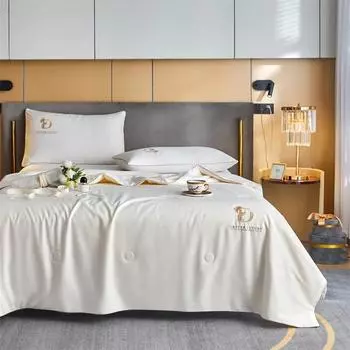 Новое хлопковое атласное одеяло Шуя класса А, 60 шт., 35 соевых бобов, антибактериальное летнее одеяло 150x200cm1 pieces