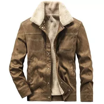 Новое хлопковое пальто мужская джинсовая куртка мужская зимняя рабочая одежда повседневное мужское хлопковое пальто M