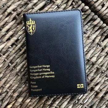 Новое издание, обложка для паспорта Королевства Норвегия, органайзер для дорожных аксессуаров чёрный