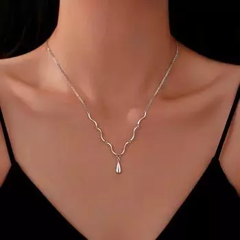 Новое изысканное простое ожерелье неправильной формы, модное ожерелье-цепочка Джокер на ключицу, женские украшения