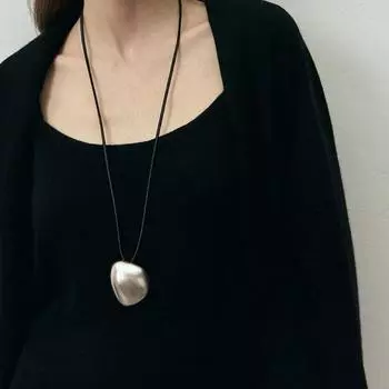 Новое китайское кожаное веревочное ожерелье, женское осеннее ожерелье, расширенный смысл, простая регулируемая кожаная веревка, длинная цепочка на шею, цепочка для свитера золотой