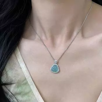 Новое китайское ожерелье Будды-Дюка, женское, в национальном стиле, ретро, темперамент, легкая, роскошная, нишевая, уникальная, универсальная, шейная, ключичная цепочка