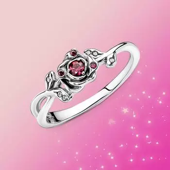 Новое кольцо, блестящие розы, кольца, женские ювелирные изделия, модное кольцо, кольцо «Красавица и чудовище», европейские и американские кольца, свадебный подарок 9