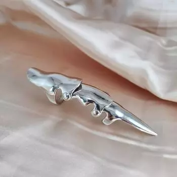 Новое кольцо геометрическое панк индивидуальное кольцо рок хип-хоп мужское новое модное вечернее три секции серебряный