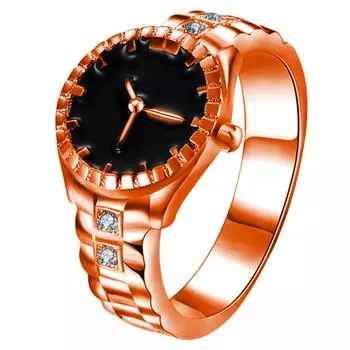 Новое кольцо из розового золота, креативное кольцо для часов, европейские и американские ювелирные изделия для внешней торговли 12