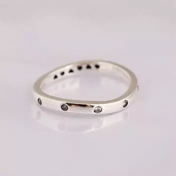 Новое кольцо из стерлингового серебра 925 пробы с изображением водоворота и кристаллов для женщин, свадебный подарок на вечеринку, модные ювелирные изделия 9