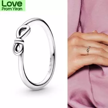 Новое кольцо из стерлингового серебра 925 пробы с розеткой в форме символа для женщин, свадебный подарок на вечеринку, модные ювелирные изделия 6