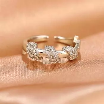 Новое кольцо Time Run Cross Ring, регулируемое кольцо для открытия ниши, не выцветает Opening adjustable