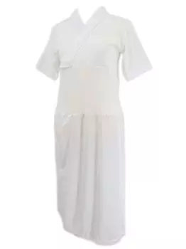 Новое легкое длинное нижнее белье длинное длинное кимоно с длинным рукавом длинное нижнее белье с полулегким длинным нижним бельем сделано в Японии [ANS] Футболка, нижнее белье, белый