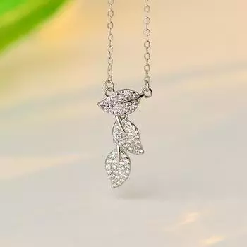 Новое летнее длинное ожерелье с легкой роскошной натуральной ключичной цепочкой