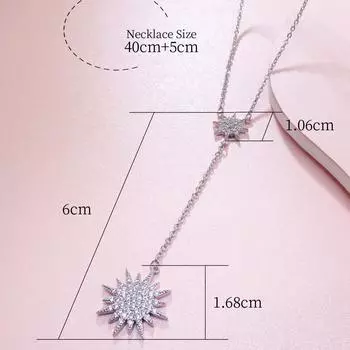 Новое летнее стильное ожерелье Harajuku Wind Sunflower для женщин, простая подвеска Super Flash Star, цепочка на ключицу, ожерелье Mori