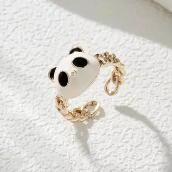 Новое милое кольцо-панда, креативный сувенир, маленькое кольцо-животное