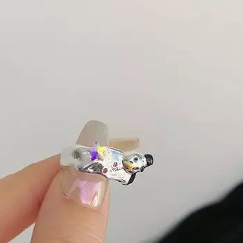 Новое милое кольцо со снеговиком, модный дизайн, рождественское кольцо класса люкс Джокер