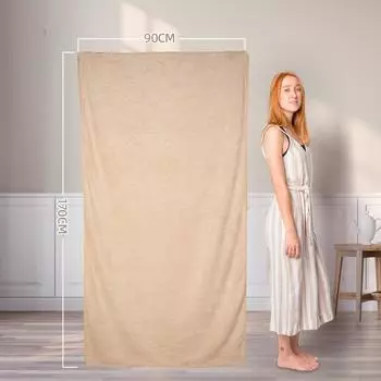 Новое модное большое банное полотенце для домашнего использования, увеличенное и утолщенное пляжное полотенце для душа для взрослых. 90*170cm розовый