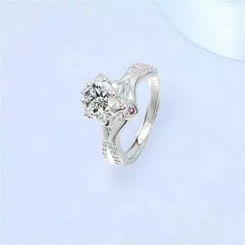 Новое модное индивидуальное кольцо для женщин S925 серебряное ювелирное кольцо на годовщину дня рождения пара подарок