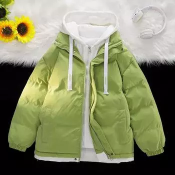 Новое модное мужское зимнее пальто больших размеров с бархатной хлопковой подкладкой, осенне-зимняя куртка с хлопковой подкладкой M хаки