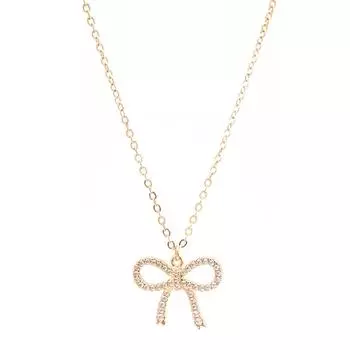 Новое модное универсальное ожерелье-бант Ins Niche с подвеской High-end Collarbone Chain