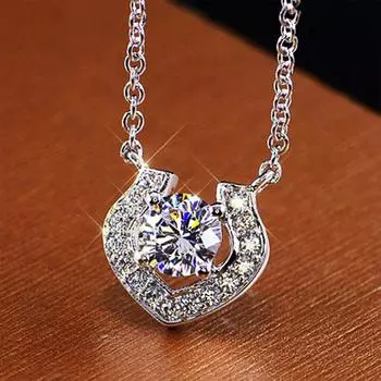 Новое модное универсальное серебряное ожерелье для женщин, высококачественные элегантные аксессуары, повседневная одежда для девочек, эффектные ювелирные изделия 45cm