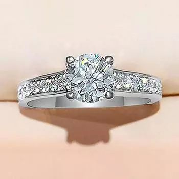 Новое модное женское кольцо с фианитом ААА, изящные аксессуары для свадьбы и помолвки, универсальный дизайн ювелирных изделий 10