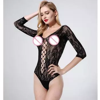 Новое модное женское сексуальное перспективное нижнее белье эротическое сетчатое прозрачное боди-костюмы женские боди искушение костюм XS