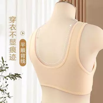 Новое мягкое хлопковое тонкое нижнее белье с застежкой спереди для женщин среднего и пожилого возраста, полосатый бюстгальтер без оправы, очень большого размера 36/80