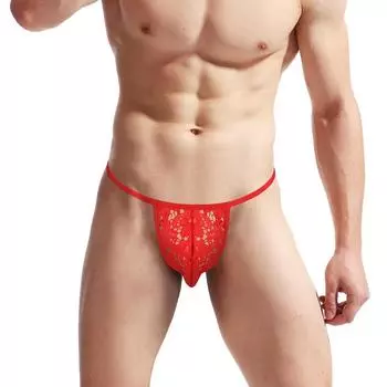 Новое мужское нижнее белье трусики карманные Mood T-Pants Traceless кружевные секс-стринги S