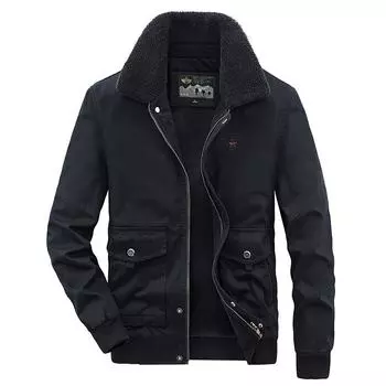 Новое мужское пальто с хлопковой подкладкой, бархатом и утолщенными зимними лацканами, теплая куртка с хлопковой подкладкой, молодежное повседневное пальто, модная куртка с хлопковой подкладкой для мужчин M