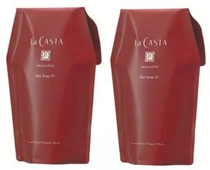 Новое мыло для волос La Casta Aroma Esthe 35 600 мл Набор из 2 шт. (Пополнение)
