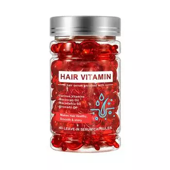 Новое несмываемое масло для ухода за волосами Марокканское аргановое масло для волос Капсулы для ухода за волосами Кондиционер для волос Масло для волос 40 мл One Size