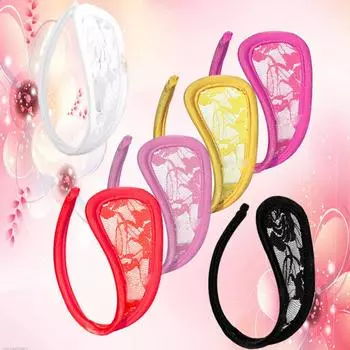 Новое невидимое сексуальное нижнее белье кружевные трусики C-String Thongs нижнее белье